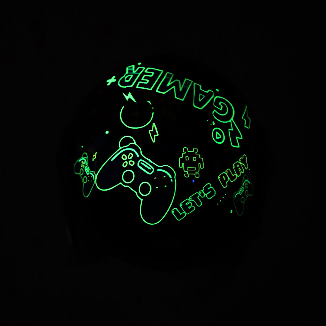 TVS Moto Jr. Kids Helmet |Fun Glow in the Dark Graphics | Lightweight ISI Certified ABS Shell| Removable Cheek Pads | Ideal Kids Bike Helmet for Cycle Scooter Daily Ride Comfort & Protection